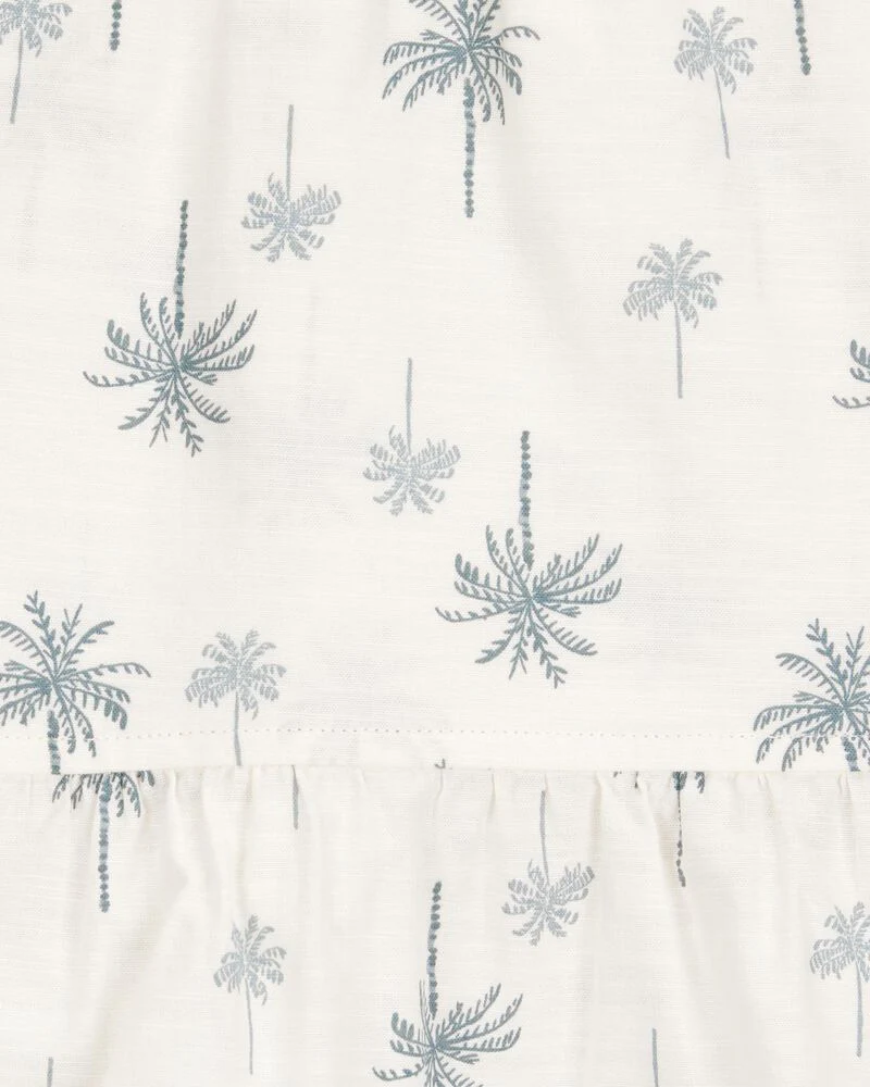 Carter's Baby 2-Piece Palm Tree Floral Set - Ivory