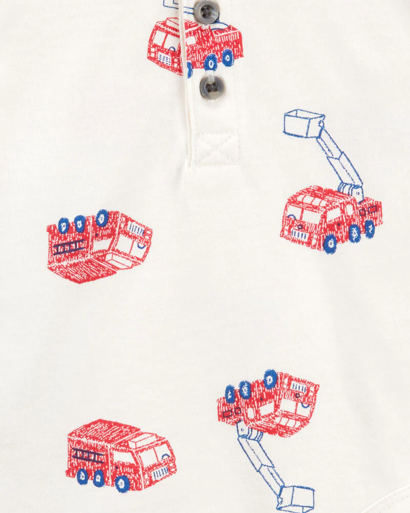 Carter's Baby 2-Piece Firetruck Bodysuit Pant Set