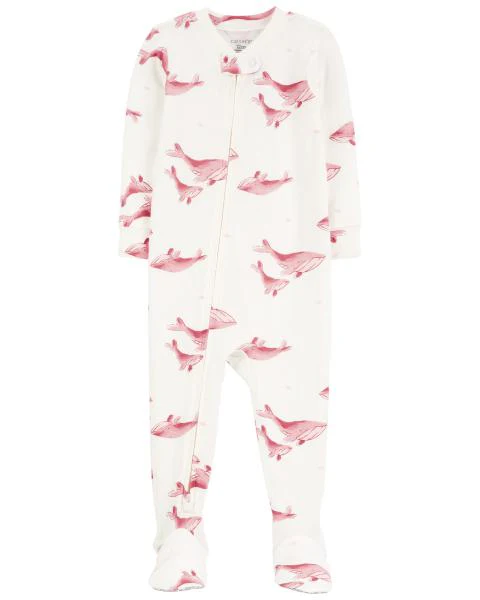 Carter's Whale Print One Piece ECOVERO Pyjama
