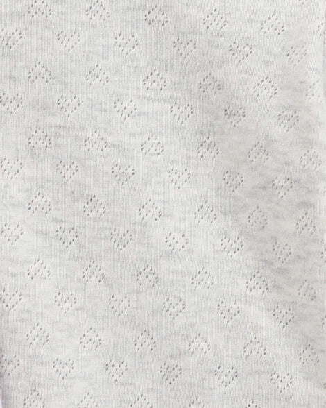 Carter's Baby 4-Piece Long-Sleeve Pointelle Bodysuits