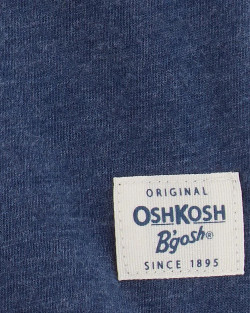 Oshkosh Toddler Pocket Henley Tee - Navy