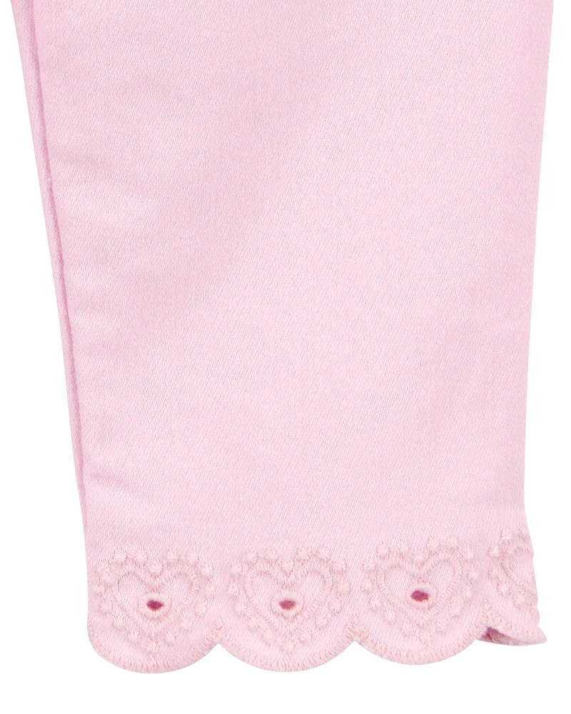 Oshkosh Baby Woven Embroidered Hem Pants