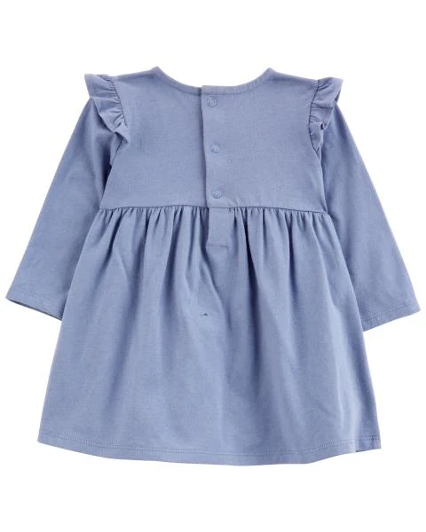 Carter's Baby Eyelet Chambray Dress