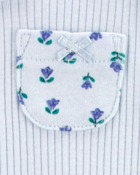 Carter's Baby Floral 2-Way Zip Thermal Sleep & Play