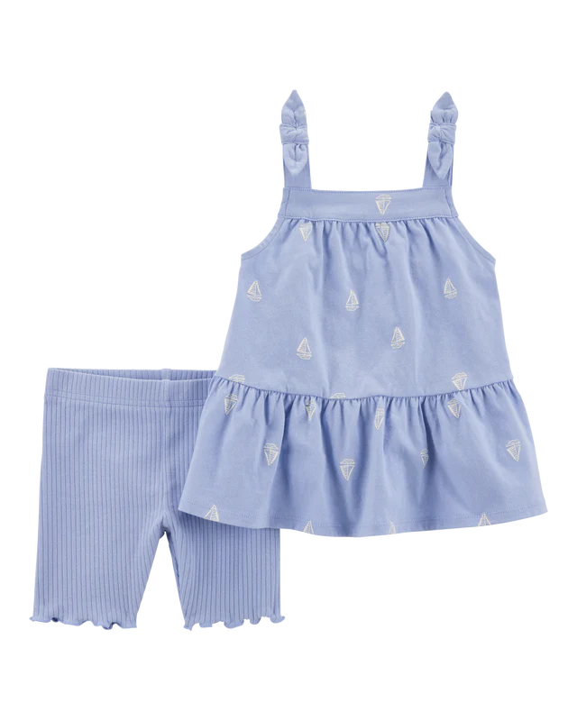 Carter's  2-Piece Set with Velcro Shorts