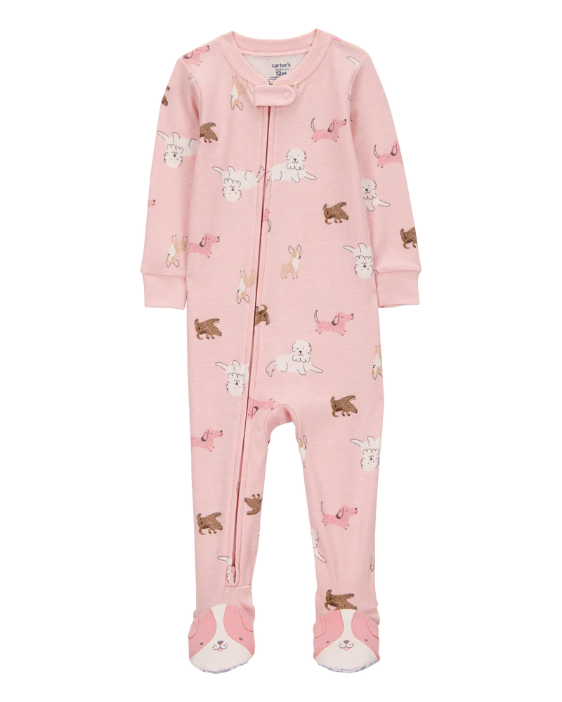Carter's Toddler 1-Piece Dog 100% Snug Fit Cotton Footie Pyjamas