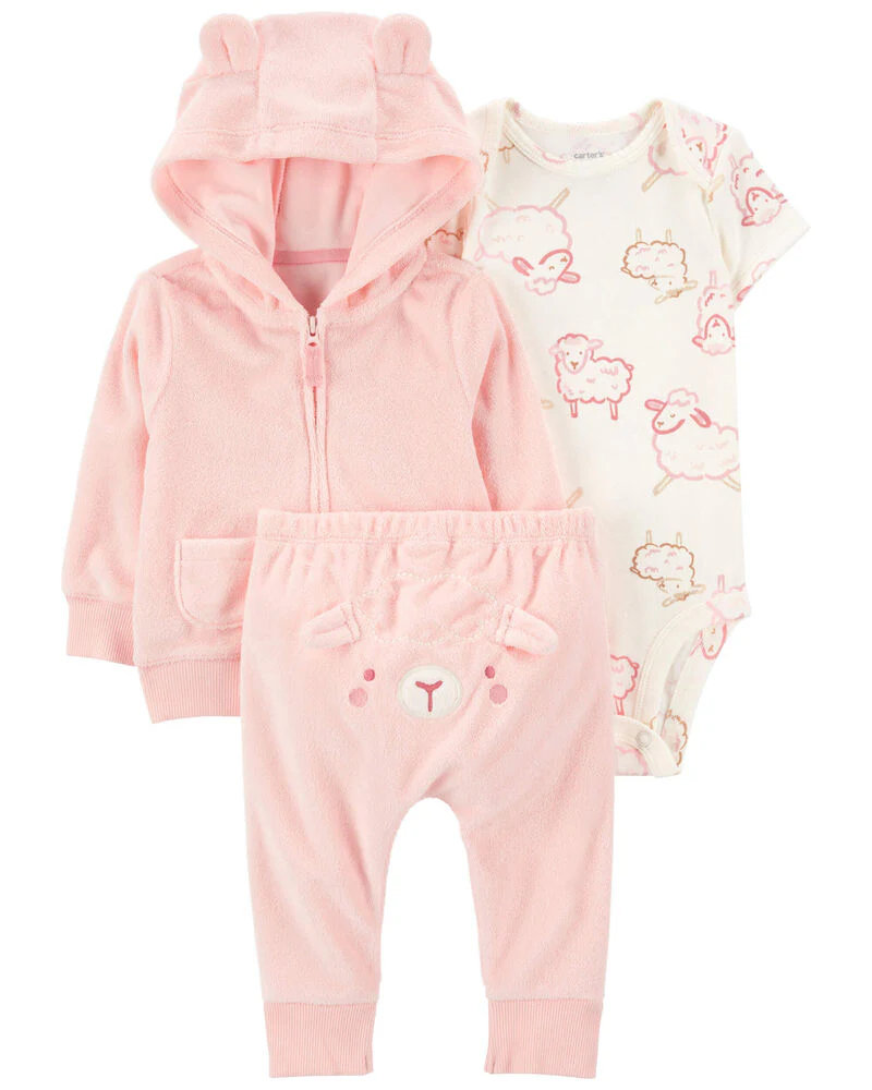 Carter's Baby 3-Piece Sheep Little Jacket Set