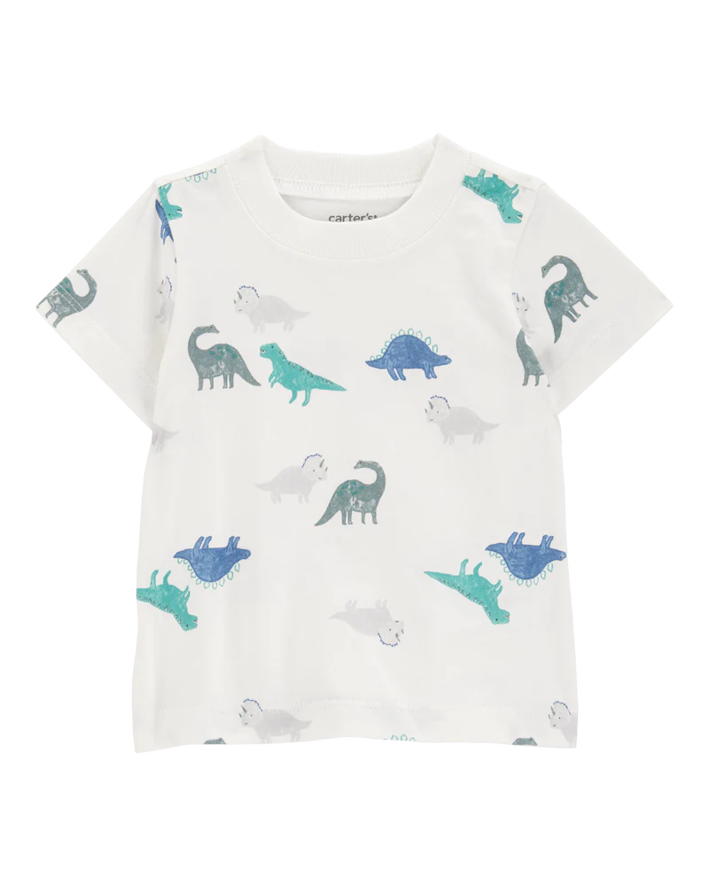 Carter's Baby 2-Piece Dinosaur Tee & Shortall Set