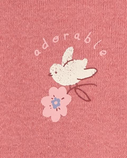 Carter's 3-Pack Floral Short Sleeve Bodysuits