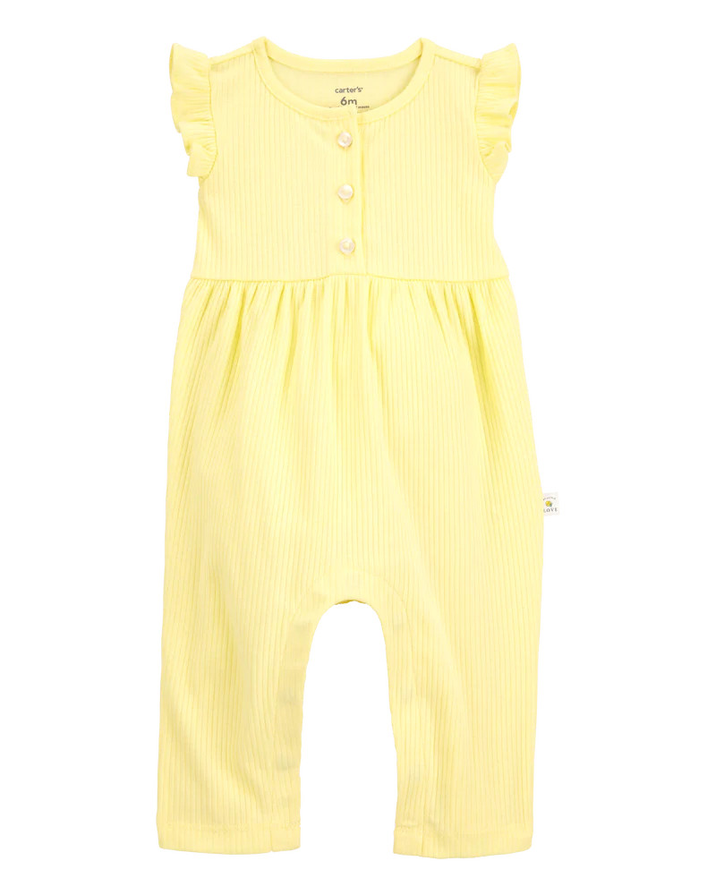 Carter's Baby Flutter Sleeves Jumpsuit