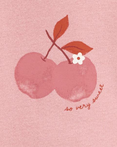 Carter's 3-Pack Cherry Short Sleeve Bodysuits