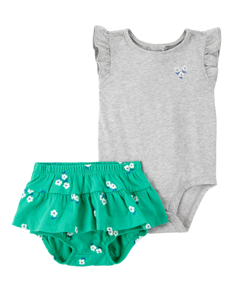 Carter's Baby 2-Piece Floral Bodysuit Pant Set