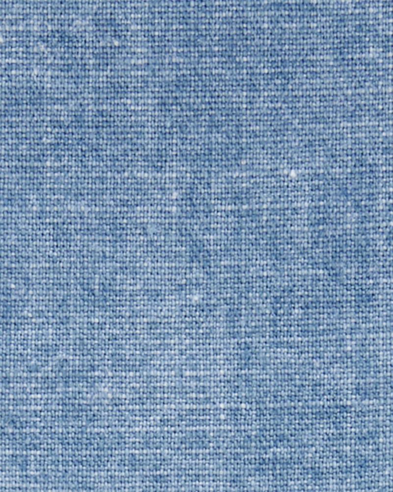 Carter's Baby Solid Cotton Dress - Blue