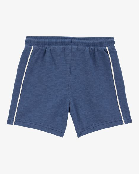 Baby All-Star Pull-On Cotton Shorts - Blue