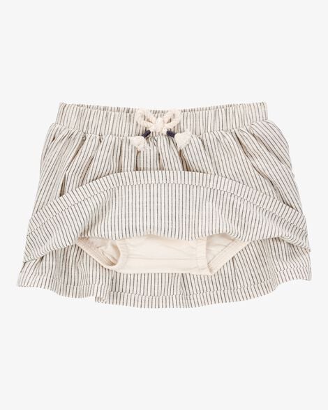 Baby Striped Pull-On Skort