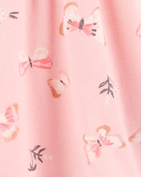 Baby Butterfly Tank Dress - Pink