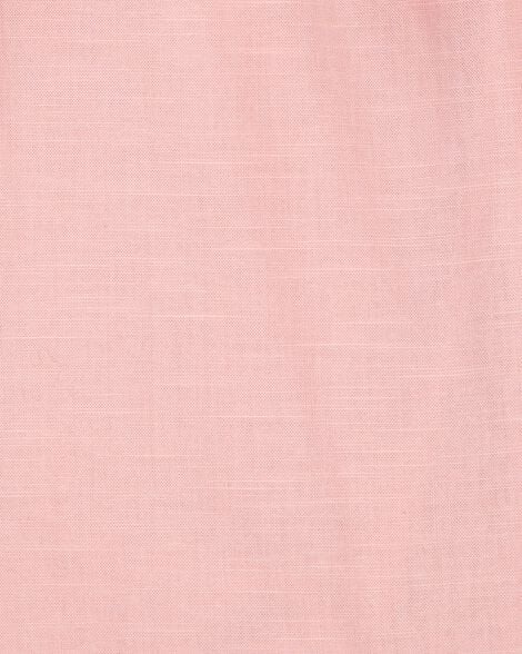 Baby 2-Piece Button-Front Tank & Pull-On Pant Set - Pink