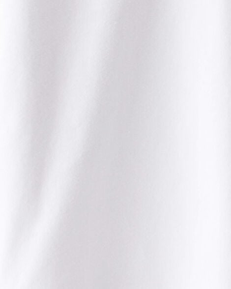 Toddler Scalloped Collar Long-Sleeve Shirt - White