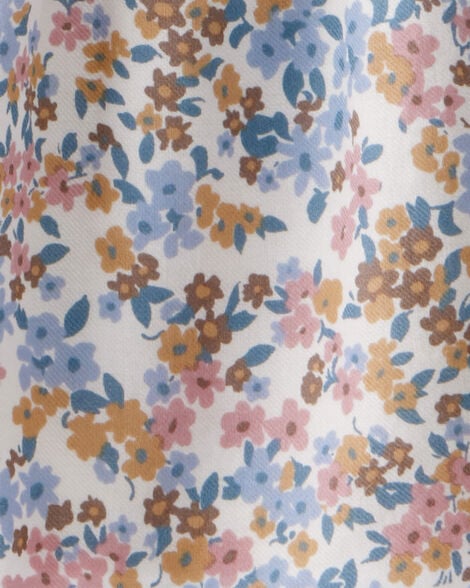 Baby Smocked Floral Print Dress