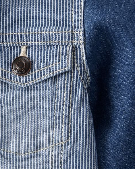 Baby Vintage Inspired Hickory Denim Jacket - Cornwall Wash