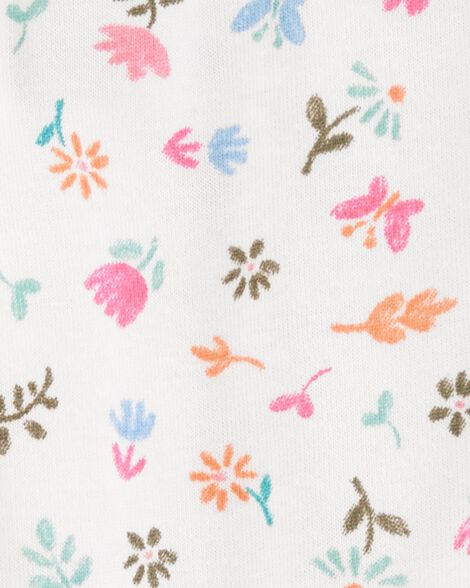 Baby Girl Ice Cream Short-Sleeve Cotton Romper - Pink