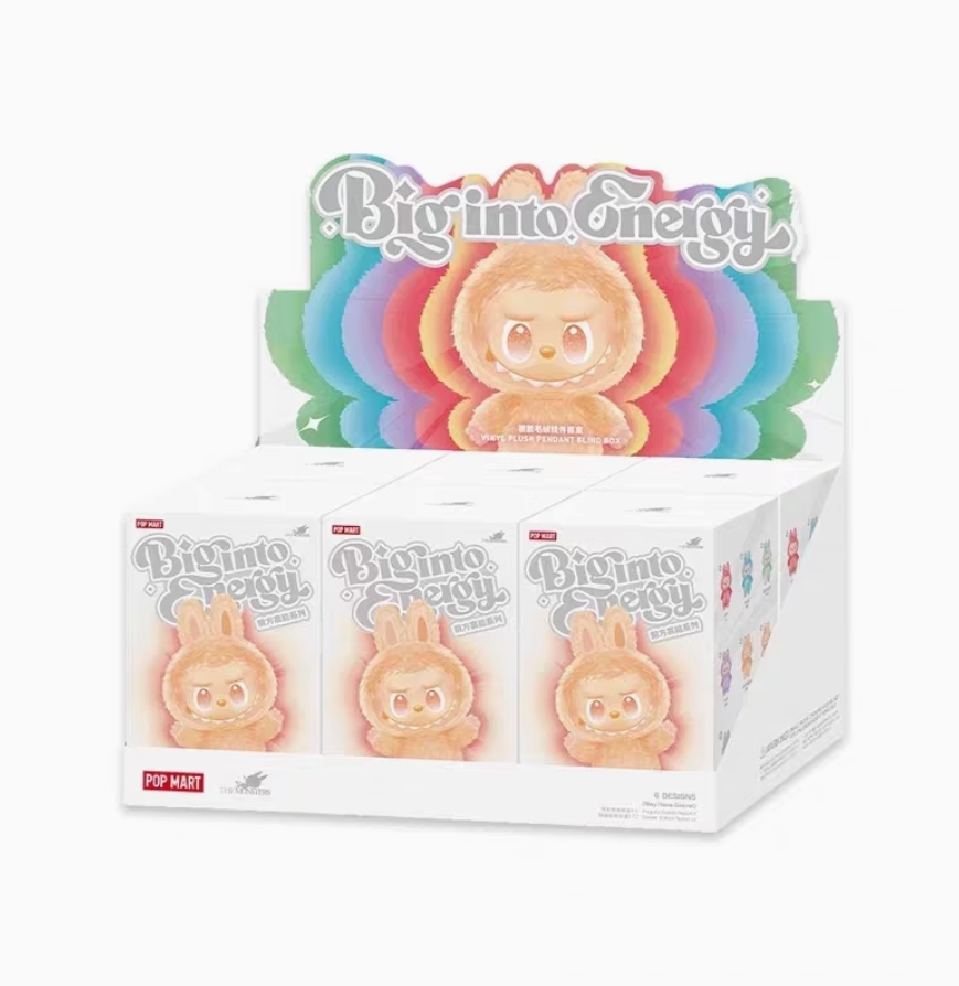 Brand new authentic Pop mart labubu V3 Big into energy series dolls