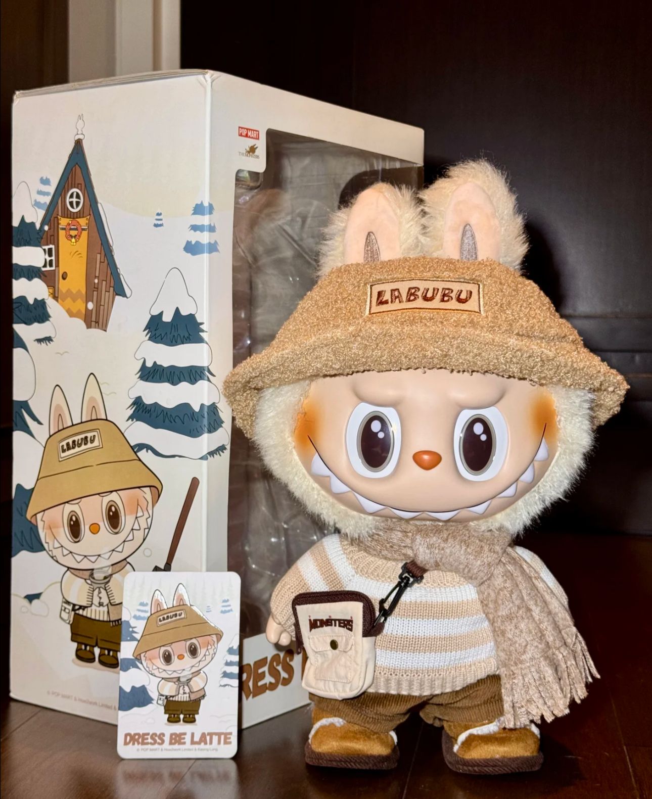 THE MONSTERS - DRESS BE LATTE Vinyl Plush Doll