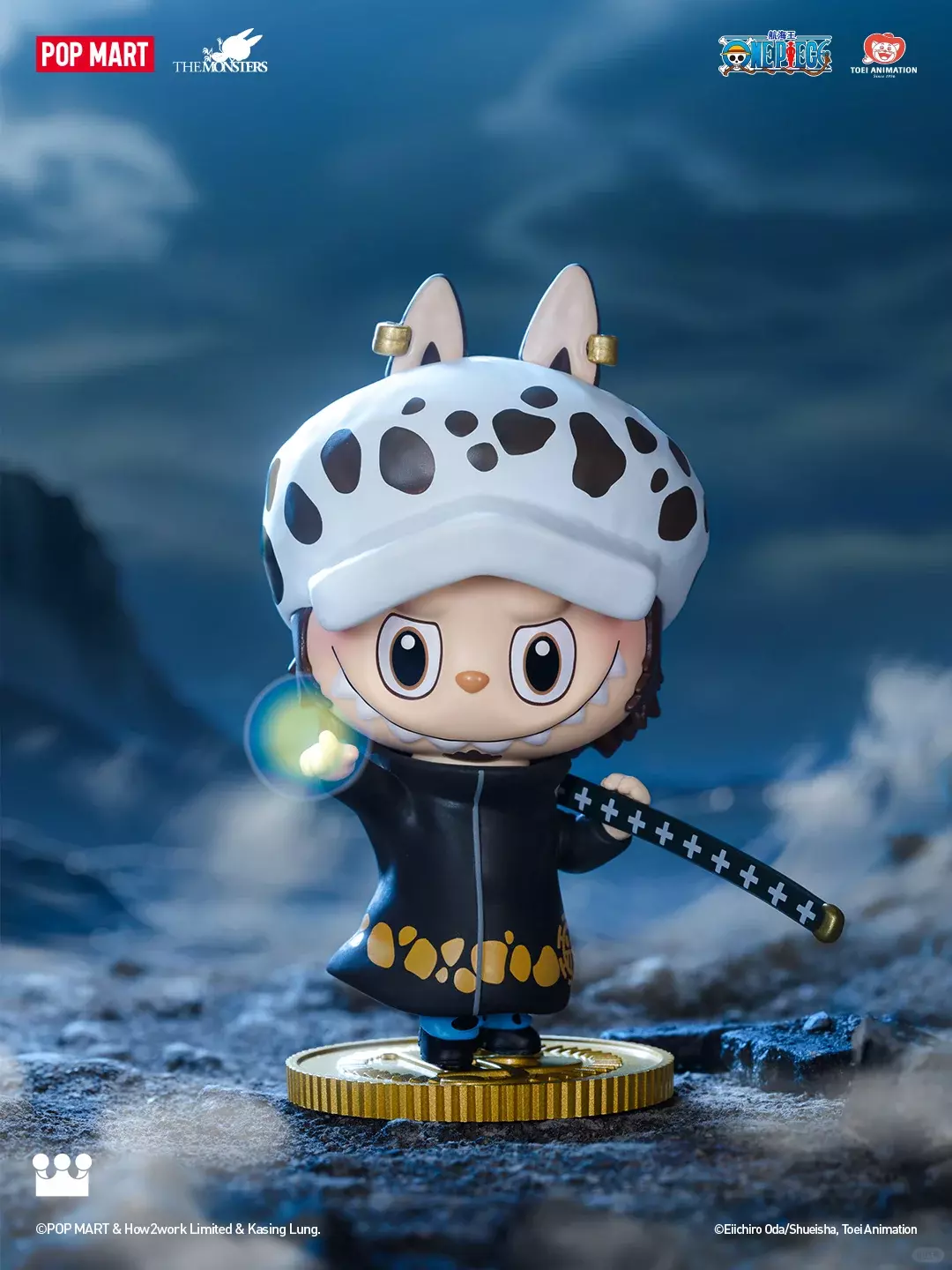 POP MART LABUBU THE MONSTERS×One Piece Series Confirmed Blind Box Figure Art Toy