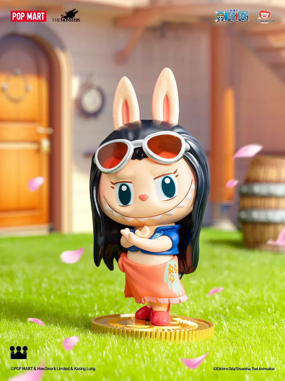 POP MART LABUBU THE MONSTERS×One Piece Series Confirmed Blind Box Figure Art Toy