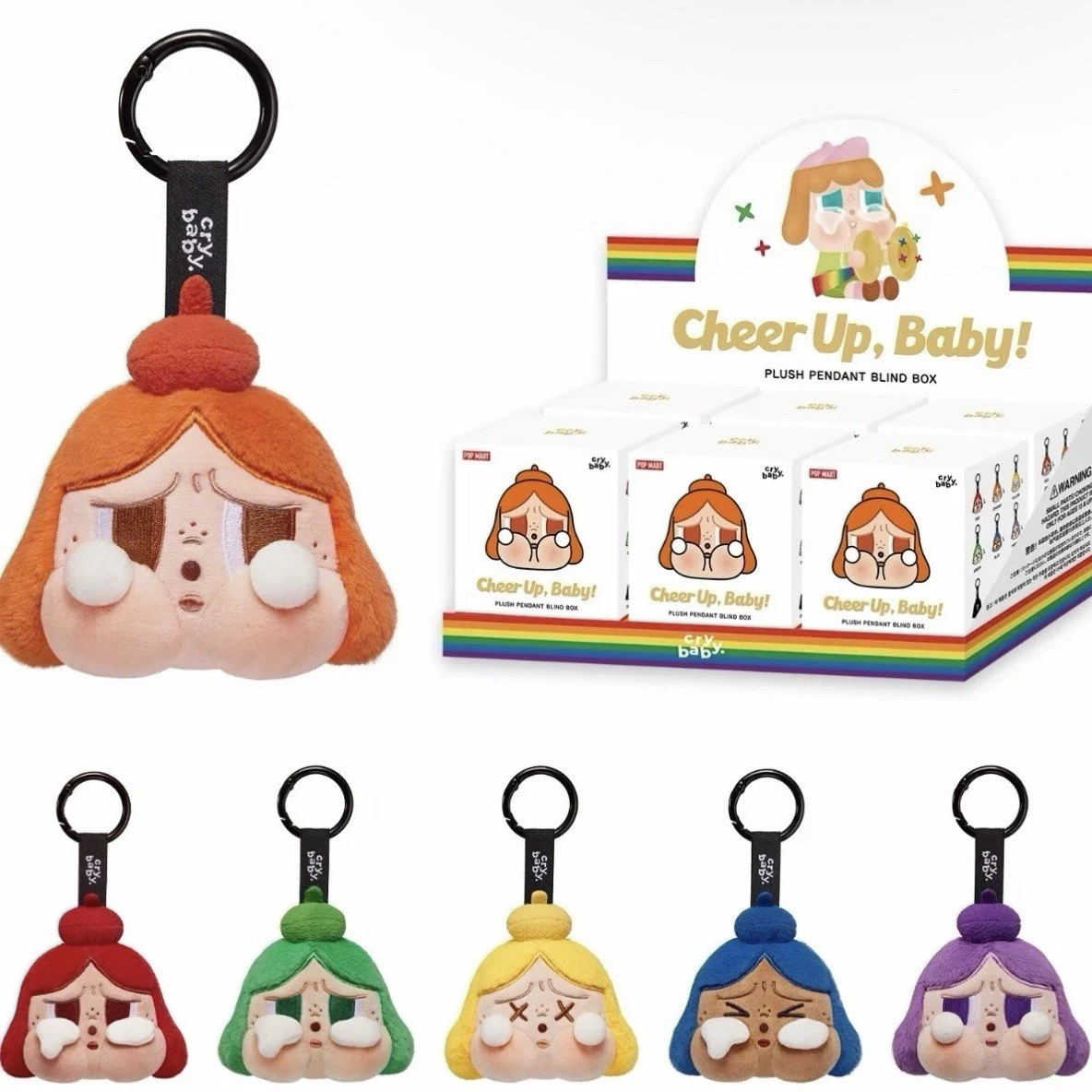 Pop Mart CRYBABY CHEER UP, BABY! Series Plush Pendant Sealed Case