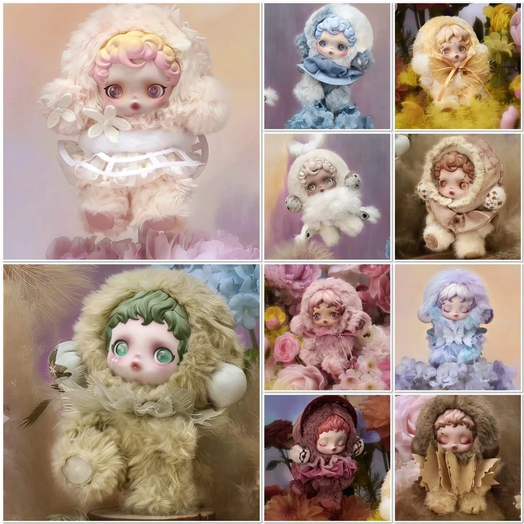 Pop Mart L'impressionnisme θSKULLPANDA Series Plush Doll Sealed Case (9 Blind Box)