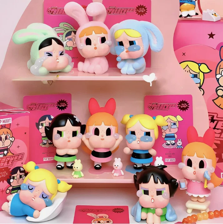 POP MART CRYBABY x The Powerpuff Girls Series Confirmed Blind Box Figure Toy