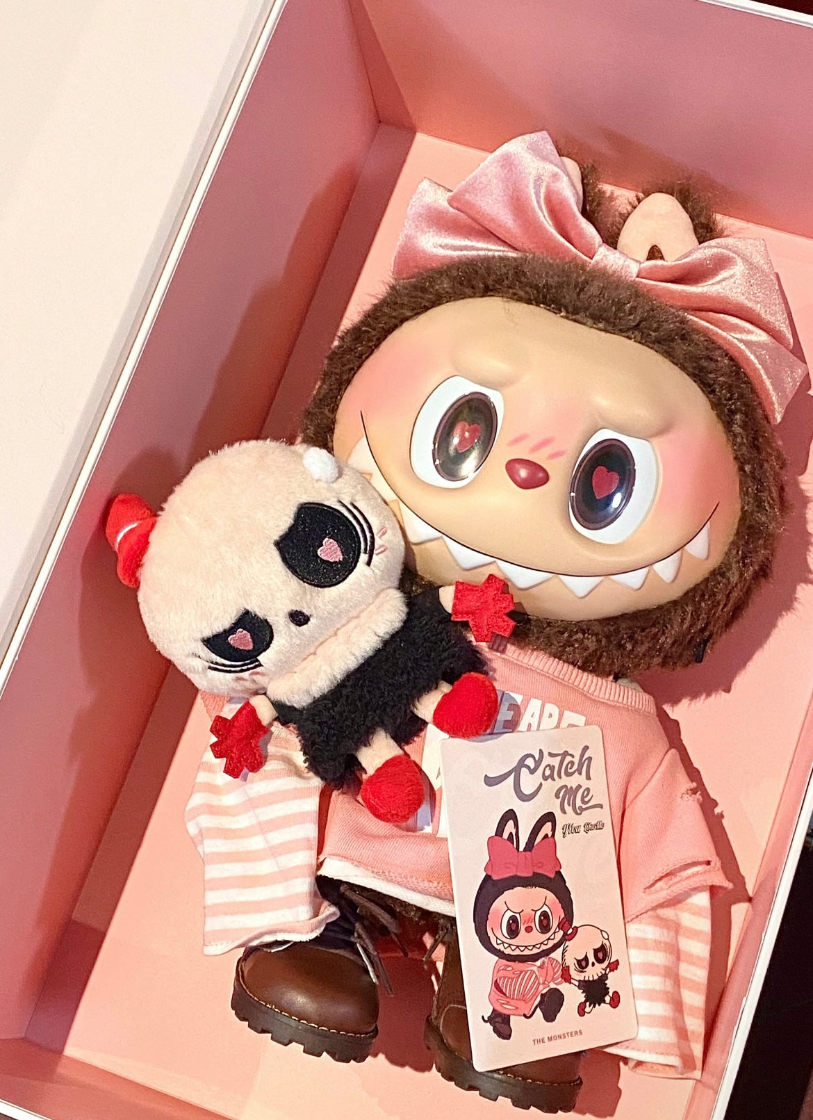 Pop Mart Vinyl Plush Doll - The Monster Labubu Valentine's Day
