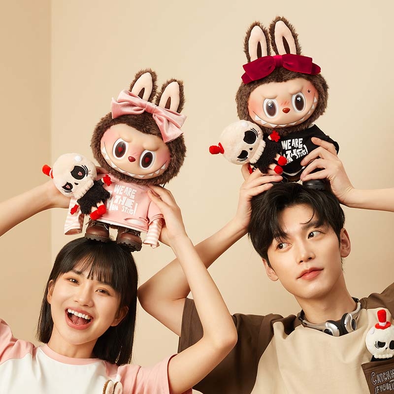 Pop Mart Vinyl Plush Doll - The Monster Labubu Valentine's Day