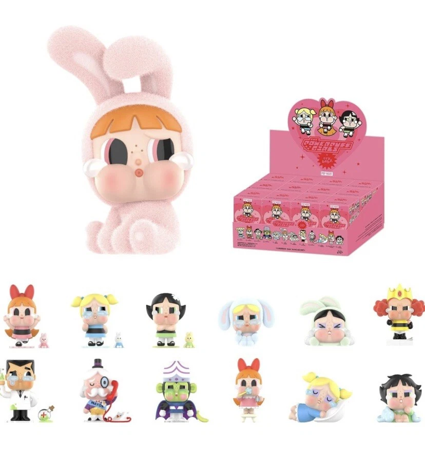POP MART CRYBABY x The Powerpuff Girls Series Confirmed Blind Box Figure Toy