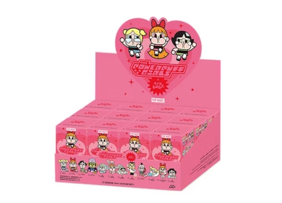 POP MART CRYBABY x The Powerpuff Girls Series Confirmed Blind Box Figure Toy