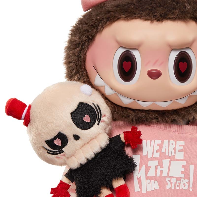 Pop Mart Vinyl Plush Doll - The Monster Labubu Valentine's Day