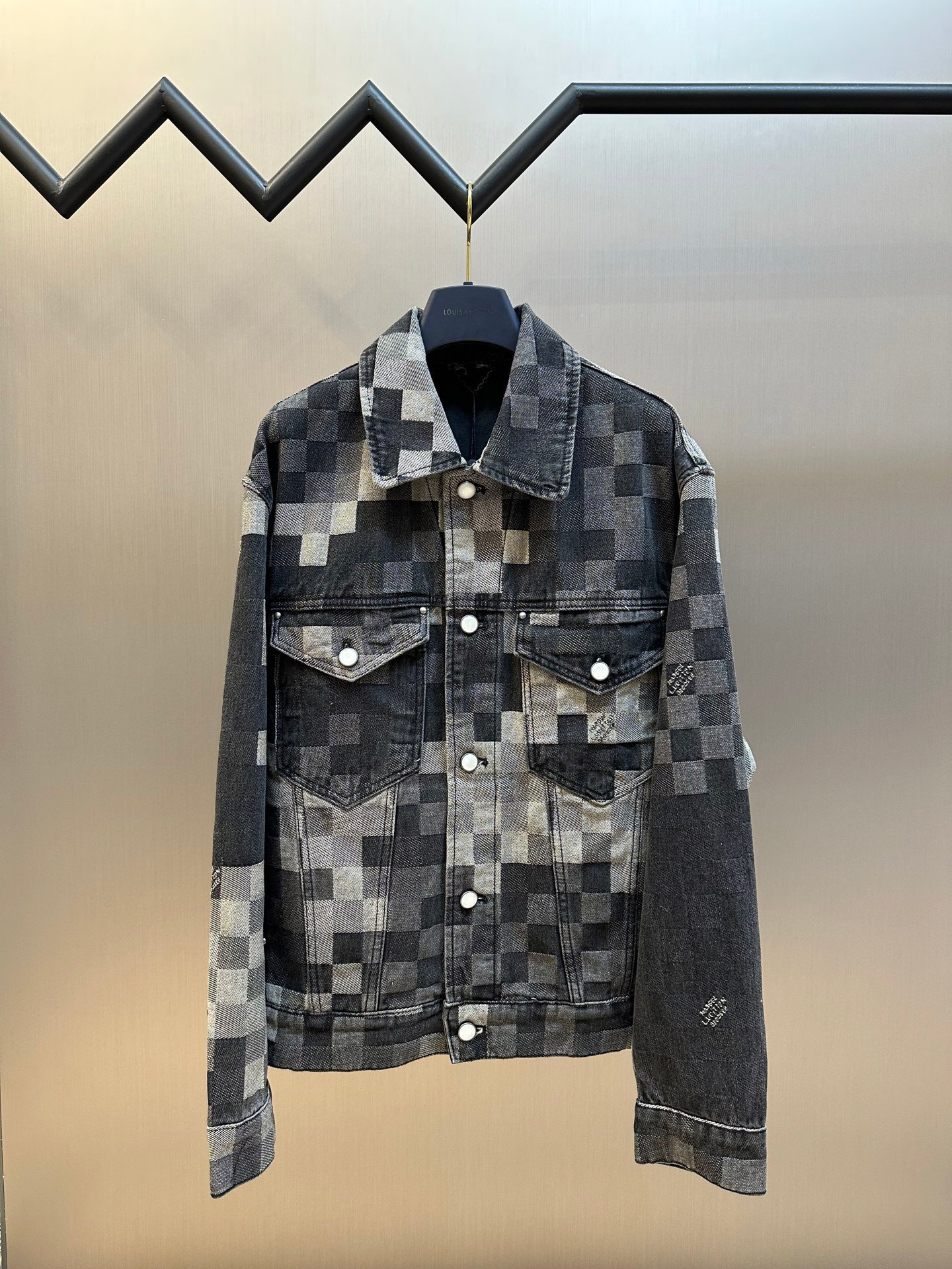 Lv Mosaic Denim The mosaic design is the first blockbuster product since Pharrell Williams took on the role of creative director.