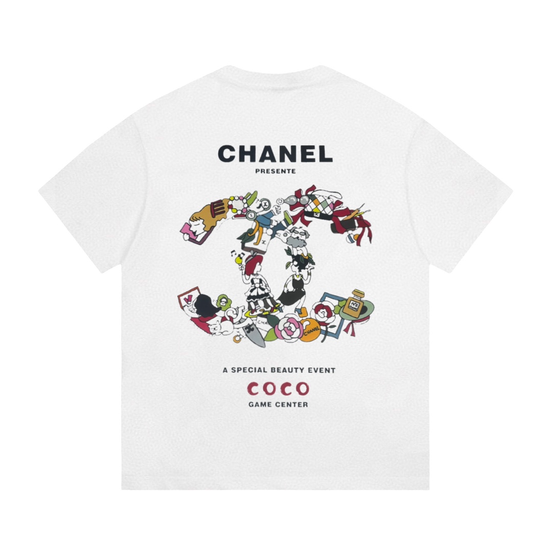 Chanel 24SS Limited Edition Fun Parody Short-Sleeve T-Shirt
