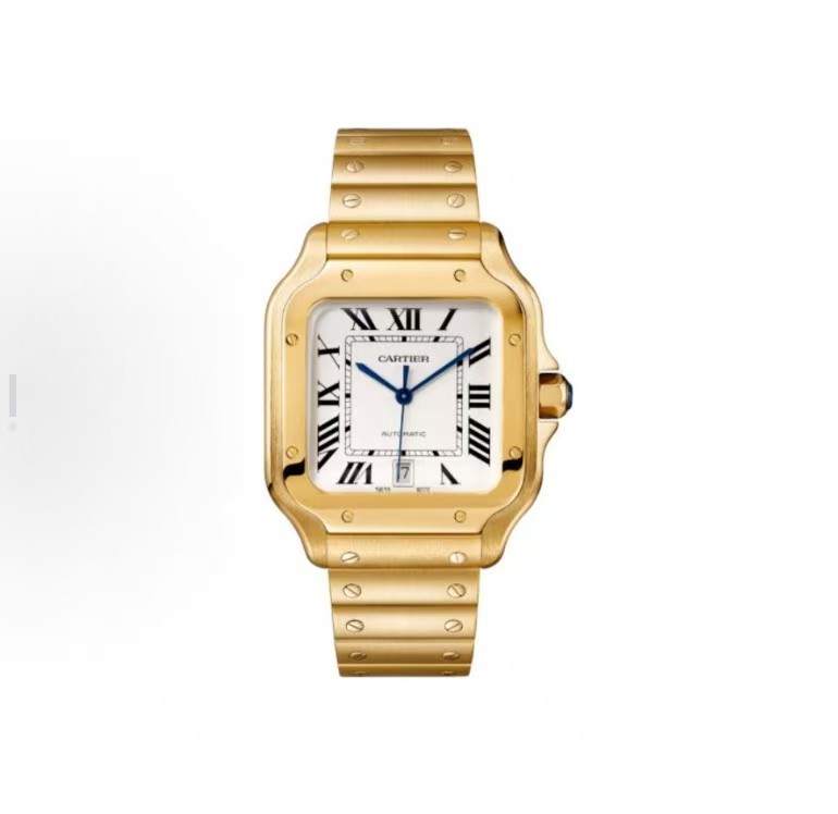 One of Cartier's most classic series, Santos Brand: Cartier Santos series (men's watch) Strap: stainless steel strap Case: made of 316 stainless steel Movement: (imported 9015 movement, accurate timekeeping, stable movement, no repair) Size: 47.5/39.