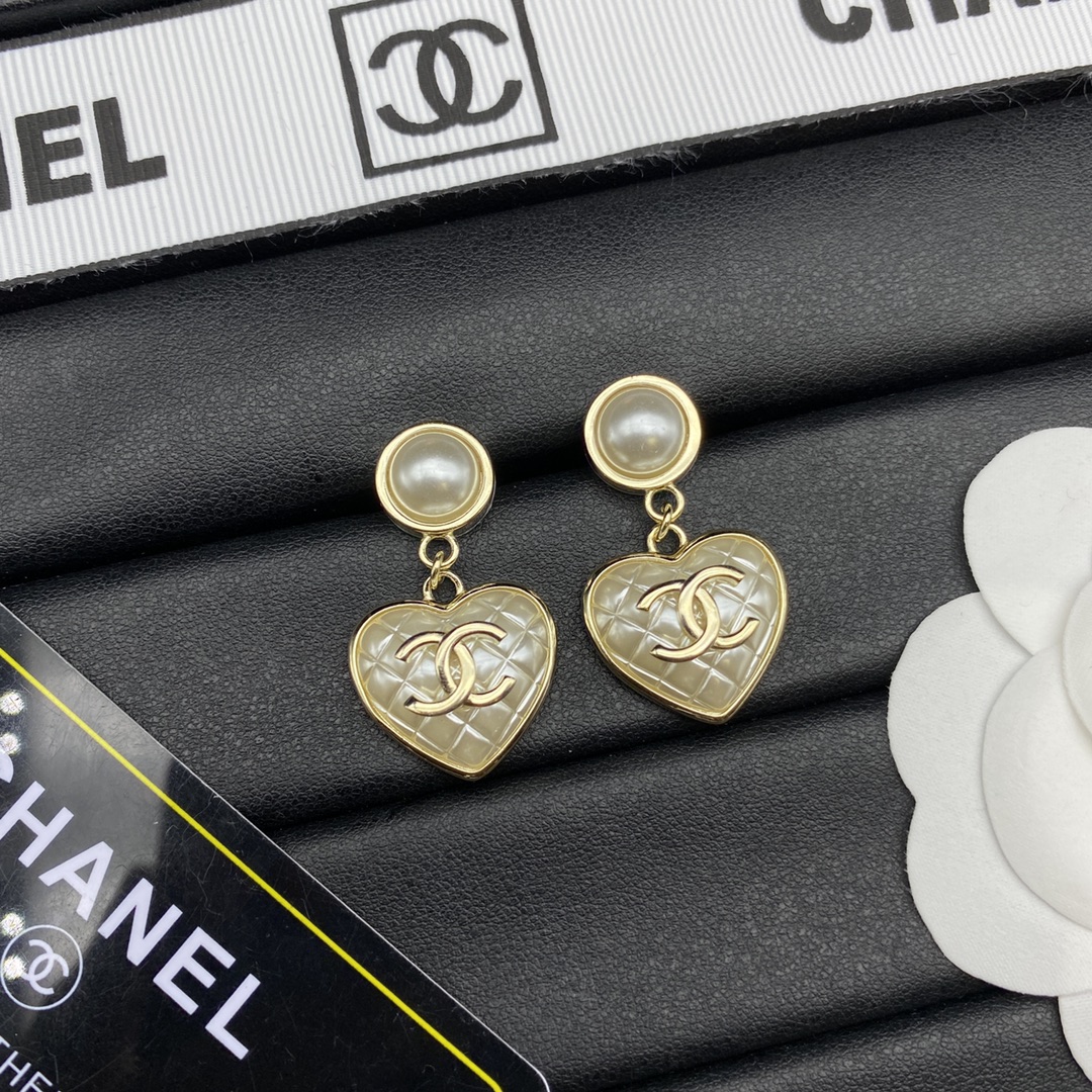 Chanel stud earrings