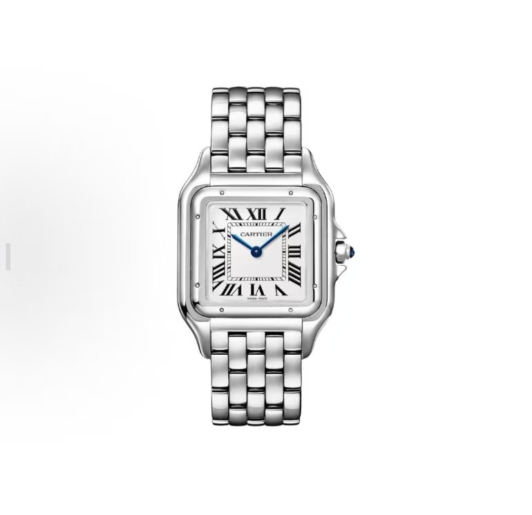 Cartier Panthère de Cartier watch is gorgeous and uninhibited, which is the aesthetic style conveyed by the Panthère de Cartier. It has smooth lines, charming and moving, soft and fits on the wrist, as if dancing on the skin. The unique shape highlig