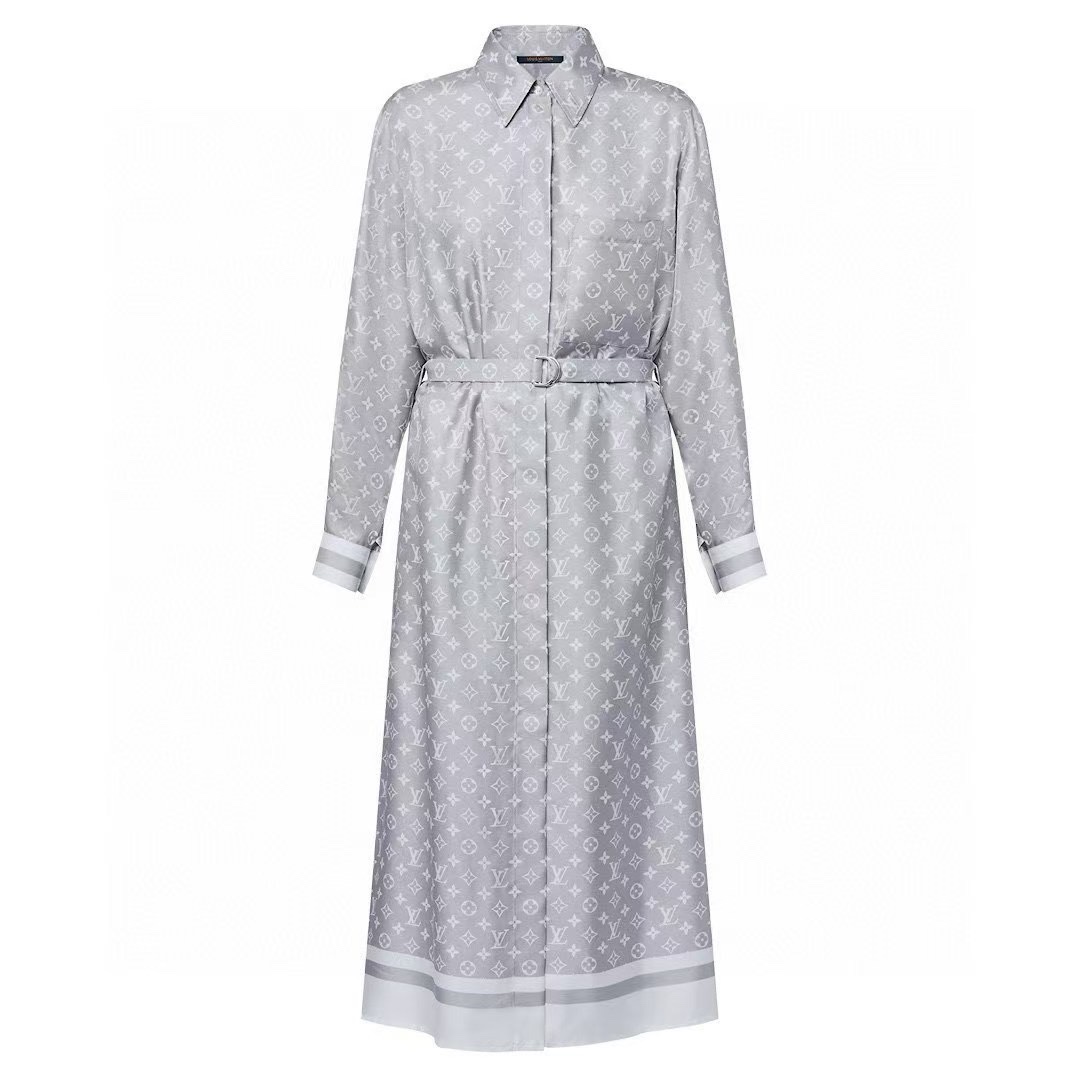 A Timeless Piece - LV Shirt Dress, LV Dress Color: As shown in the picture