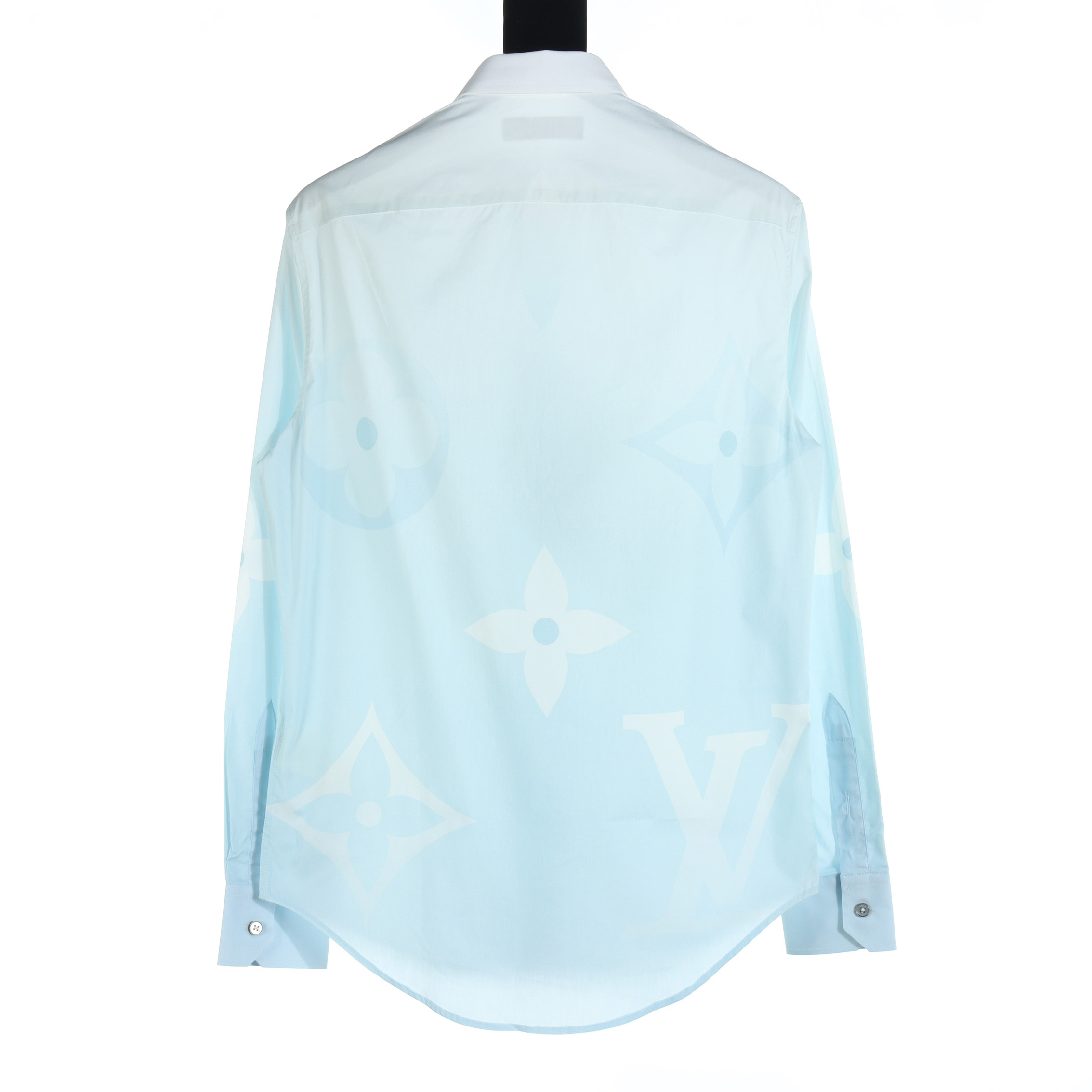 Louis Vuitton LV Gradient Letter Floral Long-sleeve Shirt