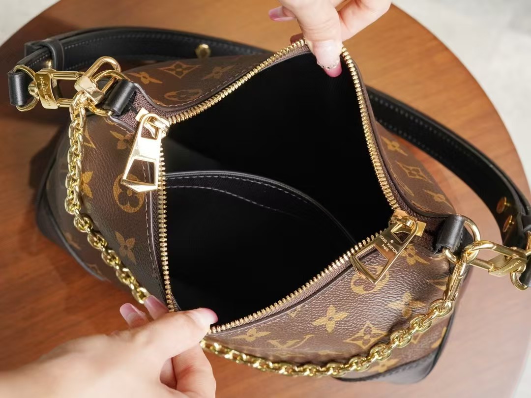 gg-550   Boulongne Croissant Bag (Black)