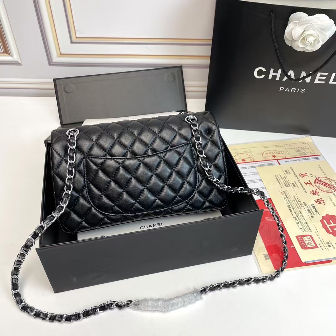 【NYC】8-96EGPJ-Black-sliver 15.5 x 25.5 x 6.5CM