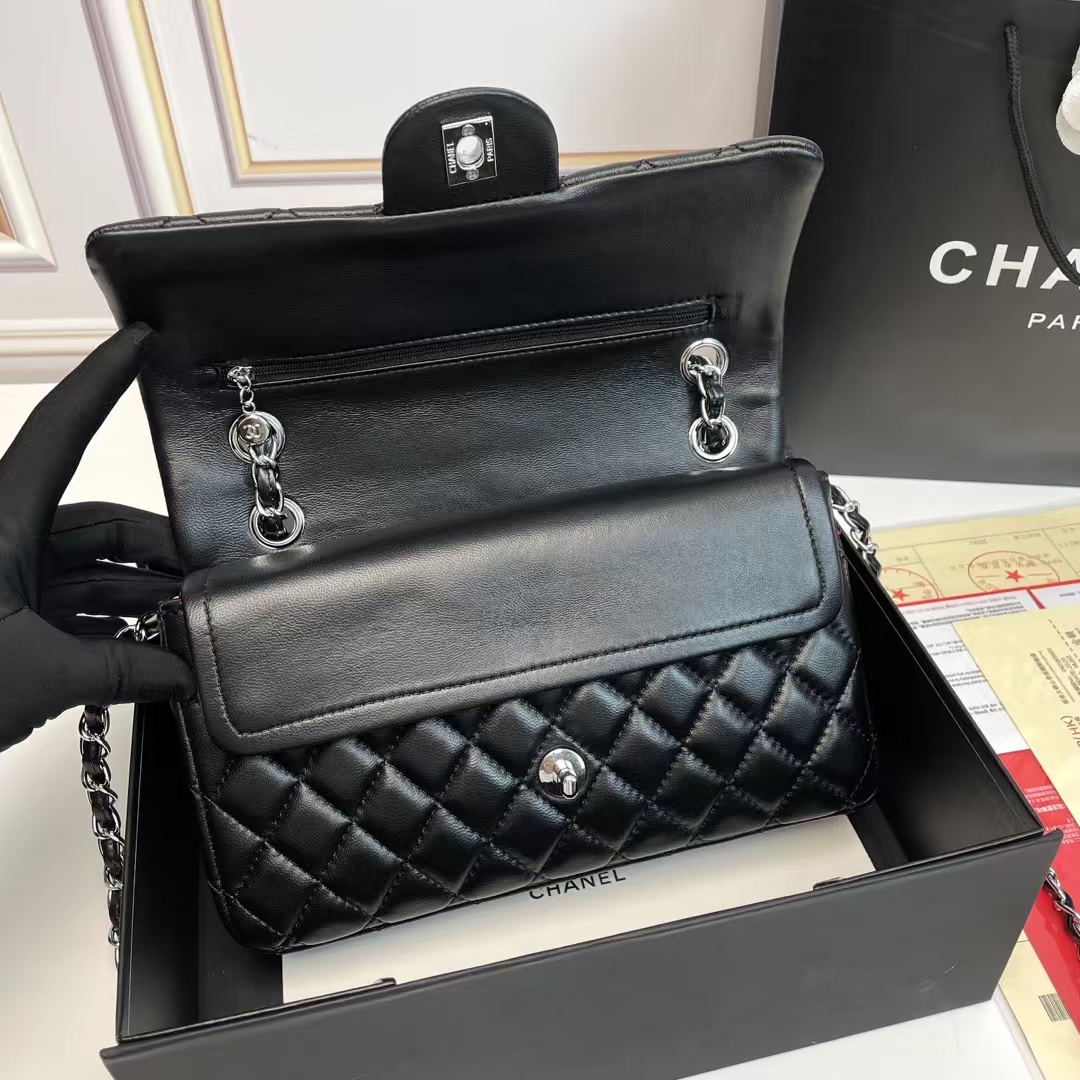 【NYC】8-96EGPJ-Black-sliver 15.5 x 25.5 x 6.5CM