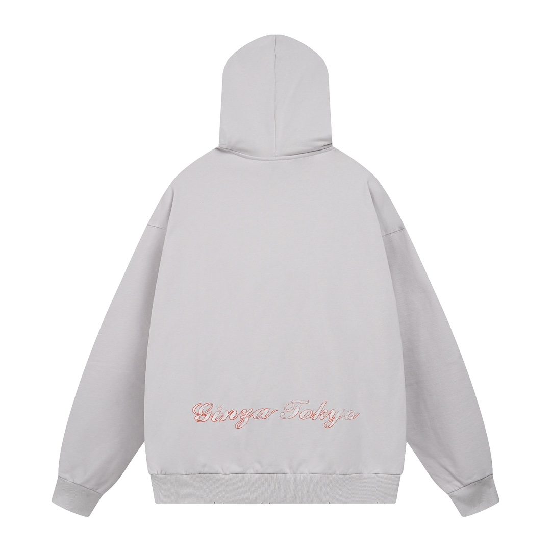 NB-280-570 BALENCIAGA/ Paris Fashion Week 2024 SS Tokyo Tower Limited Edition Front and Back Panel Direct Spray Printed, Torn, Washed and Distressed Hooded Sweatshirt Sizes: XS - S - M - L XS S M L Bust 124 128 132 136 Shoulder Width 60 62 64 66 Leng
