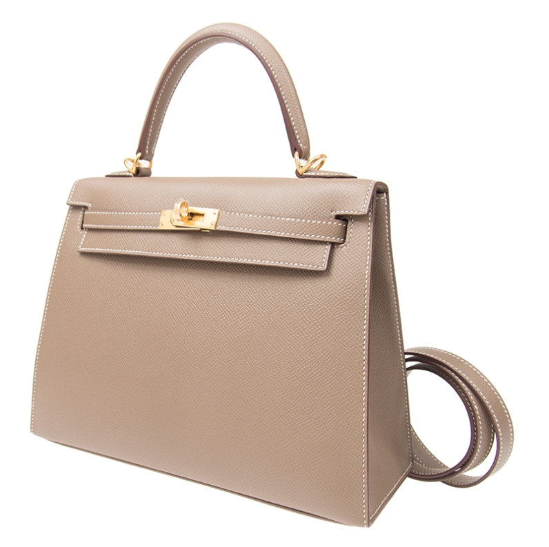 Gray  Kelly Bag