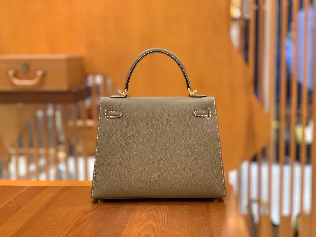 Gray  Kelly Bag
